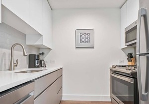 Spacious Studio | Kitchen + Laundry | Downtown White Plains in White Plains