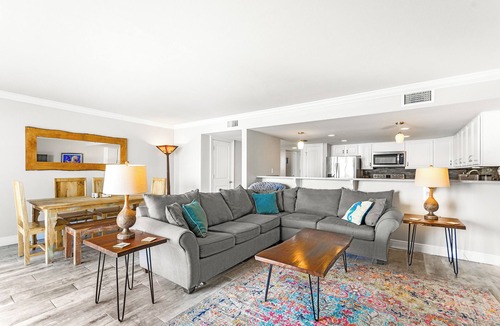 Pensacola Beach Condo | Gulf Front 2BR Condo 2 Balconies Panoramic Gulf Views Starboard Village 422