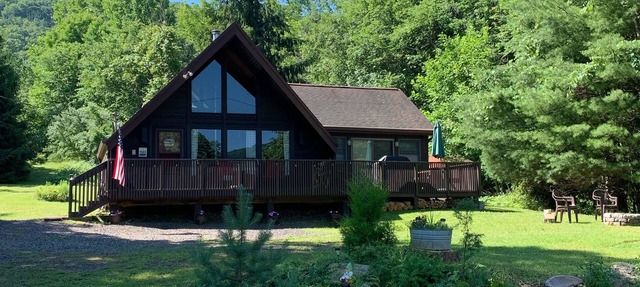 A-Frame cabin off private lake in Bloomsburg, PA in Bloomsburg