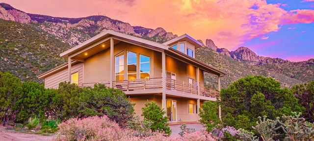 Architectural Peace and Perfection in the Sandia Mountains in Albuquerque