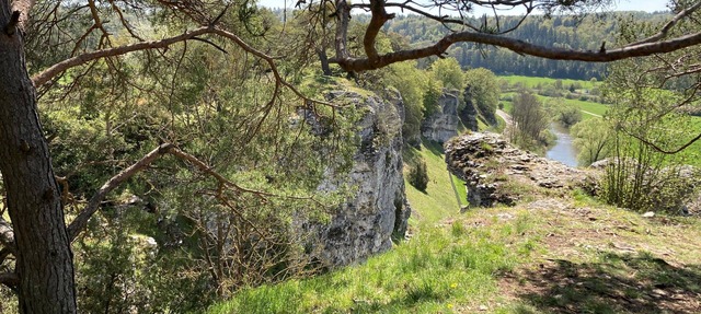 Breakfast with a view of one of Bavaria's most beautiful geotopes in Solnhofen