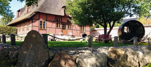 Dannauer Reetkate near Weissenhäuser Strand. Holstein Switzerland on the Baltic Sea in Oldenburg in Holstein