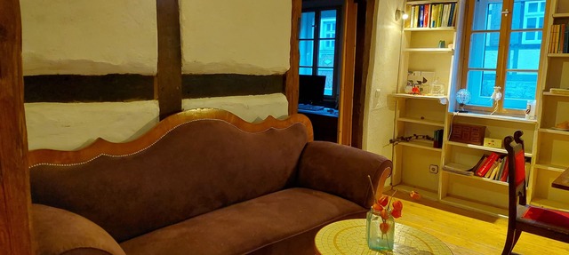 Vacation apartment in a half-timbered house in Helbedündorf OT Friedrichsrode