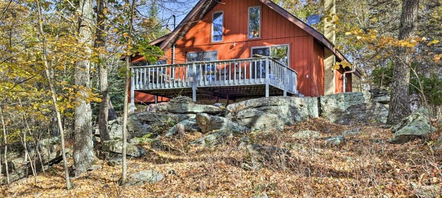 Deck + Forest Views: Secluded Cresco Cabin! in Cresco
