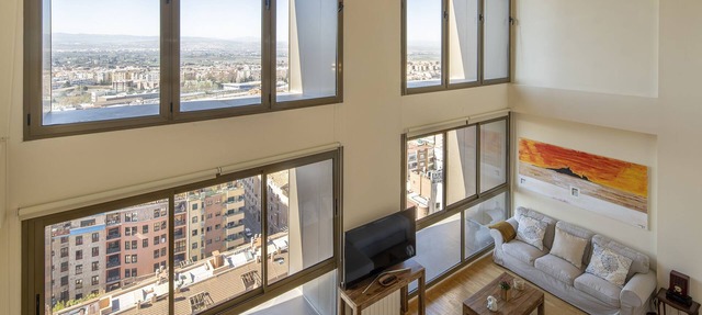Duplex Penthouse-18-19th Floor-City Centre-Top Views-Terrace-2 Free Parking in Granada
