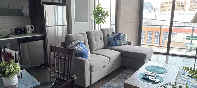 Executive 2 bed Condo King bed great LOCATION downtown with laundry in Winnipeg
