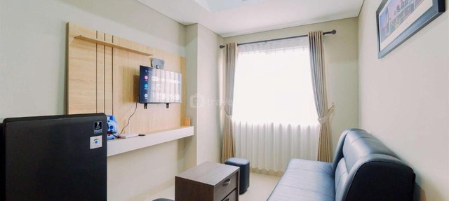 Homey and Minimalist 1BR Royal Sentul Park Apartment By Travelio in Bogor