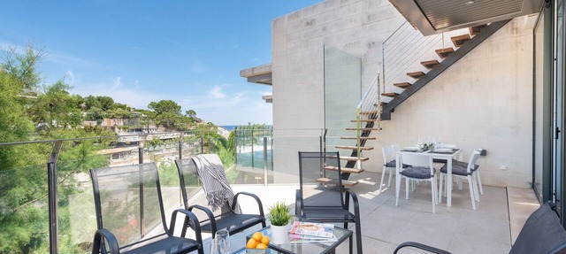 Modern Apartment with sea views, Wifi, AAC, in Cala Sant Vicenç, Pollença in Cala Sant Vicenç