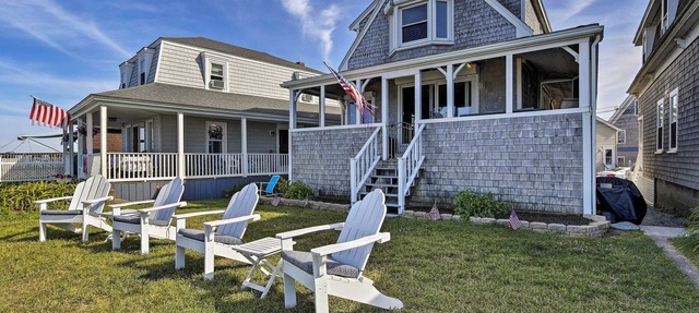 Oceanfront Cape Cod Home w/Porch, Yard + Grill! in Marshfield