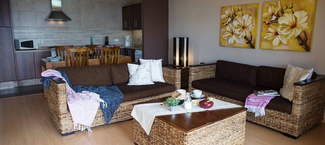 One bedroom, SEA VIEW, HEATED POOL, Heating, Free wif, Big terrace, (2) in La Matanza de Acentejo