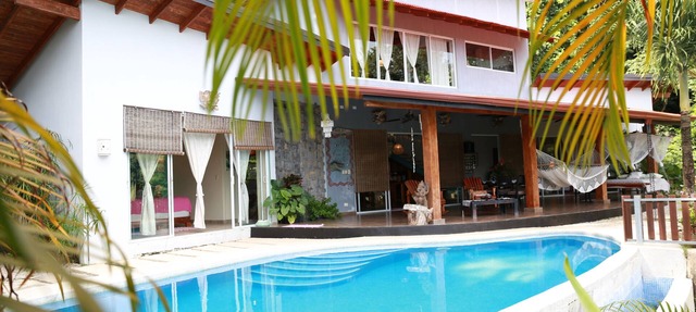 Private Jungle villa Casa Drop In with private saltwater pool, walk to the beach in Cobano