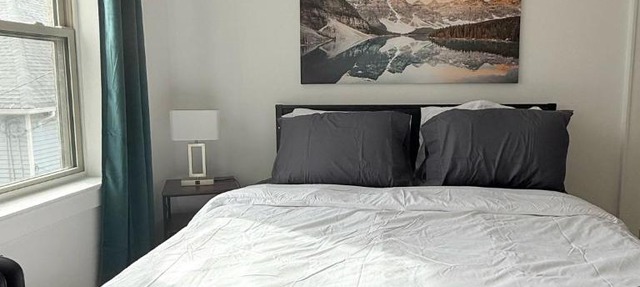 StylishDowntown Studio Queen Bed Full Kitchen in Rochester