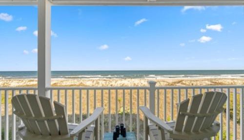 Surf Break - Feel your stress melt away as you relax on the ocean view deck and listen to the waves crash condo in Carolina Beach
