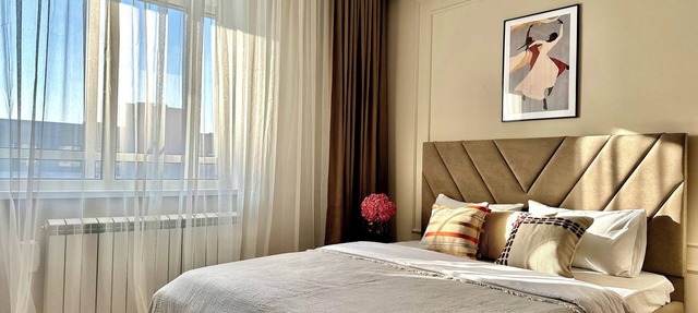 "Tango" charming 1-bedroom apartment with WiFi, AC close to Arbat in Almaty