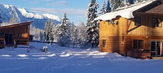 The Kabin at Kicking Horse Kabins, with private hot tub! in Golden