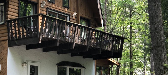 The main lodge at Jay in Jay