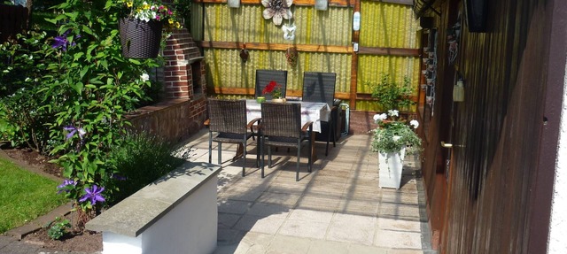 Vacation home with a covered patio; no pets allowed in Friedrichroda
