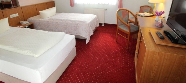 Zweibettzimmer Standard - Hotel Weisser Schwan in Erfurt