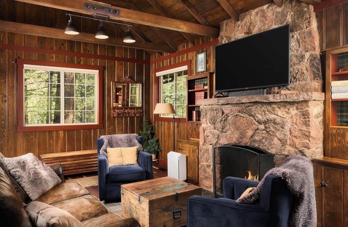 Green Mountain Falls Cabin | Private Mountain View Cabin: Hot Tub, Loft, Fire Pit, by Forest & Peak Retreats