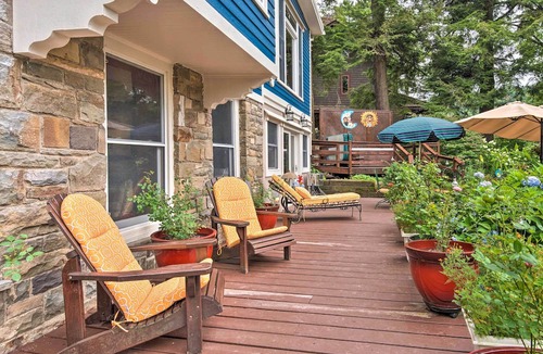 Bear Creek Village Apartment | Lakefront Poconos Retreat w/Hot Tub, Near Hiking!