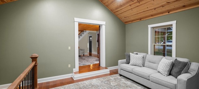 Modern 1860’s Farmhouse at Amazing Grace Barn located next to the Shenango Lake in Sharpsville
