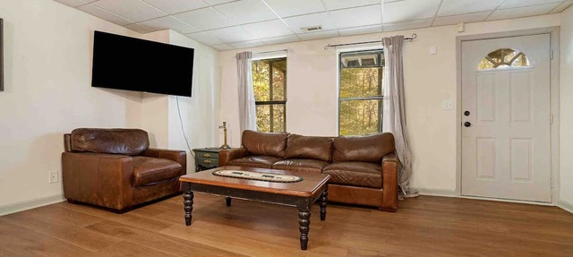 Riverfront Cabin w/Hot Tub & Outdoor Movie Screen. Quiet Retreat In The Woods! in Douglasville